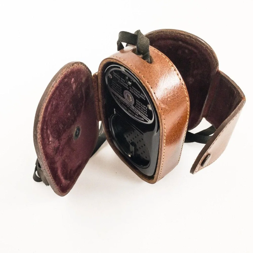 Weston Master II Exposure Meter Unisex OS Brown Model 735 Vintage‎ Leather Case